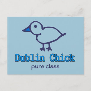 Dublin Chick Postkarte