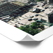 Dublin City Centre Skyline Poster (Ecke)