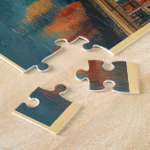 Dublin City Irland - Retro Travel Puzzle (Seite)