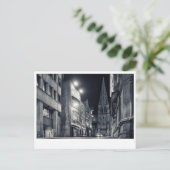 Dublin City Night Postkarte (Stehend Vorderseite)