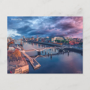 Dublin City Postcard Postkarte