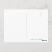 Dublin City Postkarte (Rückseite)