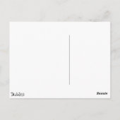 Dublin City Postkarte (Rückseite)