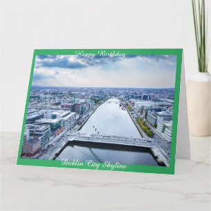 Dublin City Skyline Karte