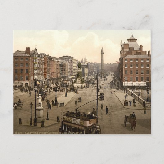 Dublin City View Postkarte (Vorderseite)