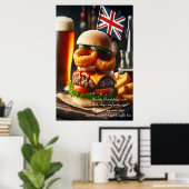 Dublin Delight Burger 24x36 Poster (Heimbüro)