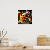 Dublin Delight Burger Poster (Küche)