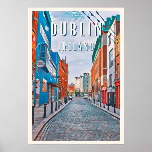 Dublin, die Stadt der irischen Traditionen Poster (Vorne)