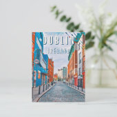 Dublin, die Stadt der irischen Traditionen Postkarte (Stehend Vorderseite)