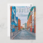 Dublin, die Stadt der irischen Traditionen Postkarte (Vorne/Hinten)