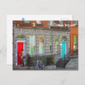 Dublin doors Dublin, Ireland, Postkarte (Vorne/Hinten)