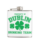 Dublin Drink Team Flachmann (Vorderseite)