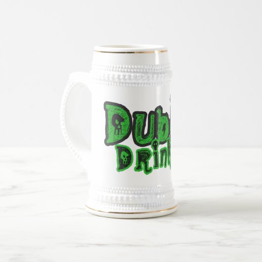 Dublin Drinker Beer Stein Bierglas (Vorderseite Links)