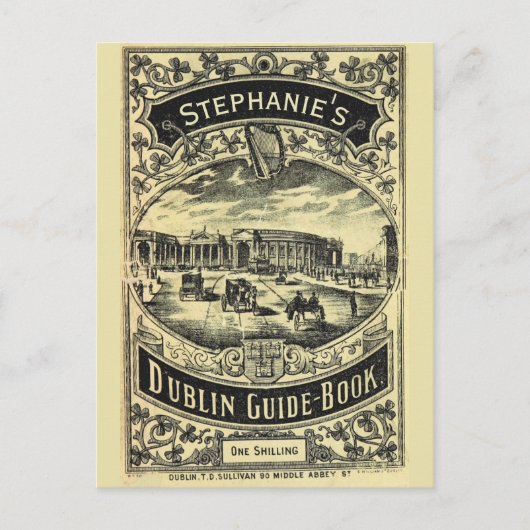 Dublin Guide Personalisiert Postkarte (Vorderseite)