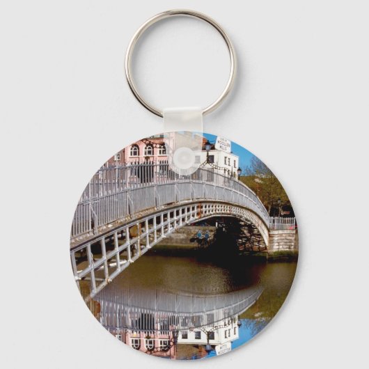 Dublin Halfpenny Bridge Schlüsselanhänger (Vorderseite)