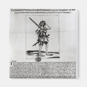 Dublin-Handzettel, 1647 Magnet