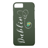 Dublin Heart Cell Phone Case, Irland Case-Mate iPhone Hülle (Rückseite)