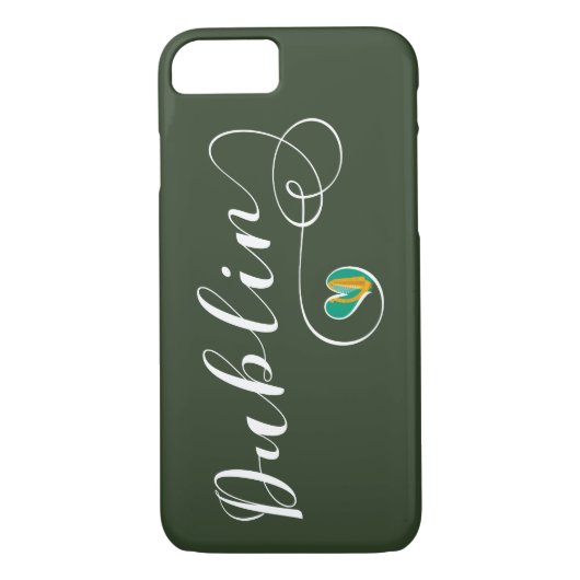 Dublin Heart Cell Phone Case, Irland Case-Mate iPhone Hülle (Rückseite)