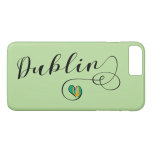 Dublin Heart Cell Phone Case, Irland iPhone 8 Plus/7 Plus Hülle