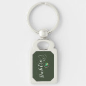 Dublin Heart Keyring, Irland Schlüsselanhänger (Vorderseite)