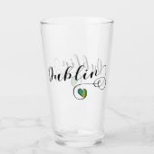 Dublin Heart Tasse, Irland Glas (Vorderseite)