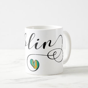 Dublin Heart Tasse, Irland Kaffeetasse