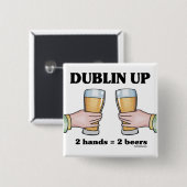 Dublin herauf Knopf Button (Vorne & Hinten)