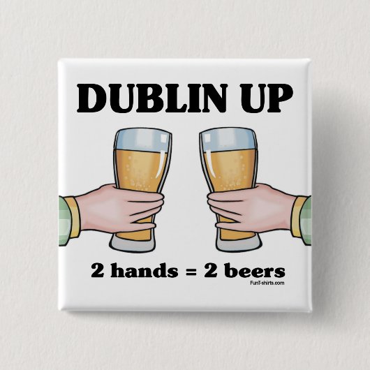 Dublin herauf Knopf Button (Vorderseite)
