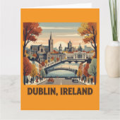 Dublin im Herbst Karte (Vorderseite)