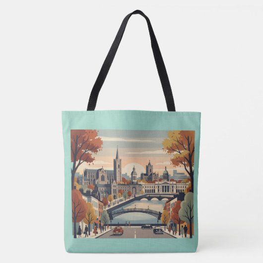 Dublin im Herbst Tasche (Vorderseite)