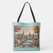 Dublin im Herbst Tasche (Rückseite)
