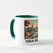 Dublin im Herbst Tasse (Vorderseite Links)