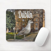 Dublin Ireland Bird on Bridge Mousepad (Mit Mouse)