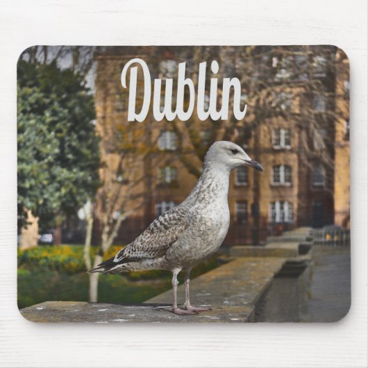 Dublin Ireland Bird on Bridge Mousepad (Vorne)