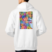 Dublin Ireland City Map Hoodie (Rückseite)