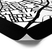 Dublin Ireland City Map Poster (Ecke)