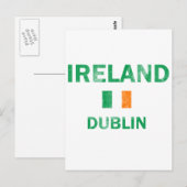 Dublin Ireland Designs Postkarte (Vorne/Hinten)