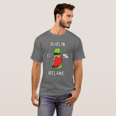 Dublin Ireland Est 988 Kleeblatt St. Patricks Day T-Shirt (Vorne ganz)
