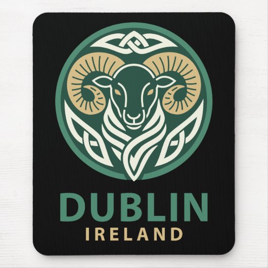Dublin Ireland Europe Mousepad (Vorne)