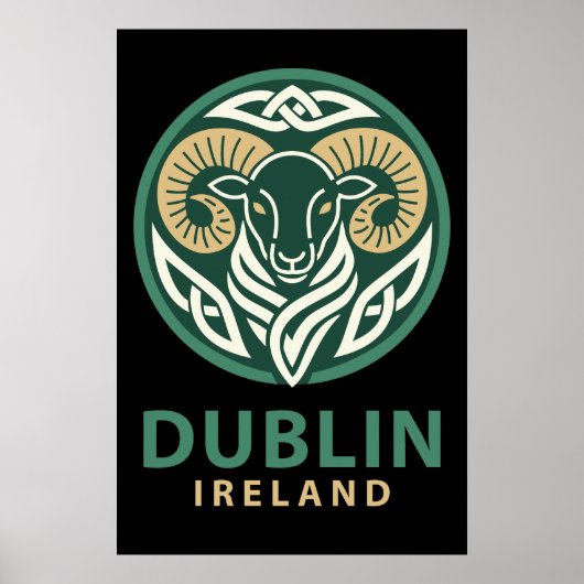 Dublin Ireland Europe Poster (Vorne)