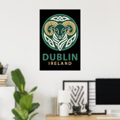 Dublin Ireland Europe Poster (Heimbüro)