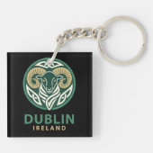 Dublin Ireland Europe Schlüsselanhänger (Rückseite)