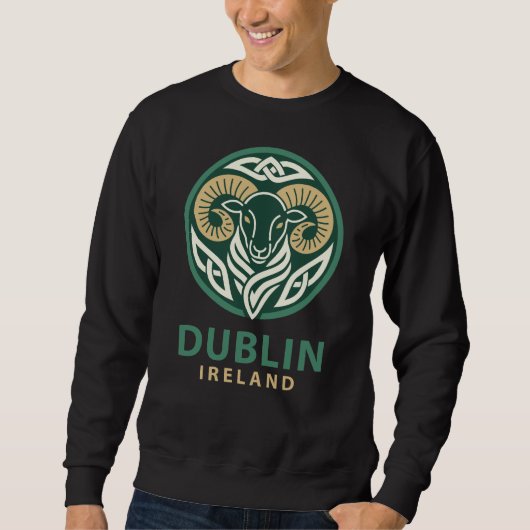 Dublin Ireland Europe Sweatshirt (Vorderseite)