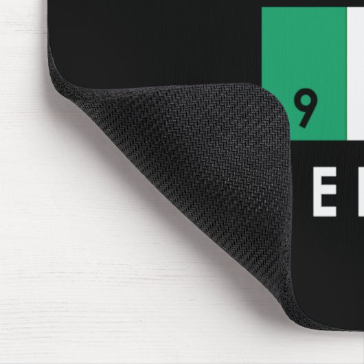 Dublin Ireland Flag Est 988 St Patricks Day  Mousepad (Ecke)