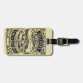 Dublin Ireland Guide Book Gepäckanhänger (Vorderseite horizontal)