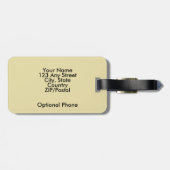 Dublin Ireland Guide Book Gepäckanhänger (Rückseite horizontal)