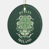Dublin Ireland Irish Celtic Cross Keramik Ornament (Links)