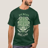 Dublin Ireland Irish Celtic Cross T-Shirt (Vorderseite)