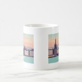 Dublin Ireland Pastel Travel Design Kaffeetasse (Mittel)