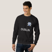 Dublin Ireland Proud Vintag Sweatshirt (Vorne ganz)